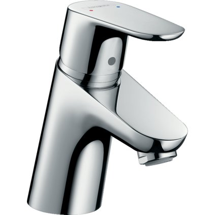 Hansgrohe Focus E2, baterie lavoar cu gura Push-Open, crom, HAN-31604000
