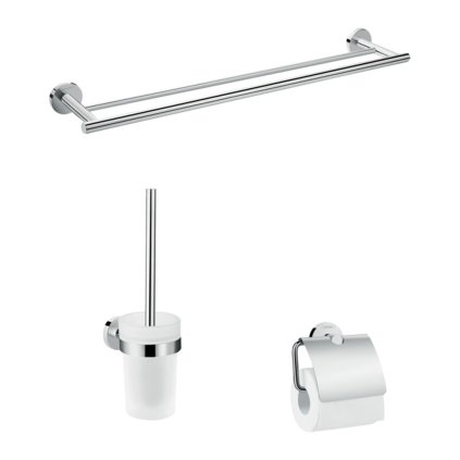Hansgrohe Logis Universal, set accesorii baie 3 în 1, crom, HAN-41727000