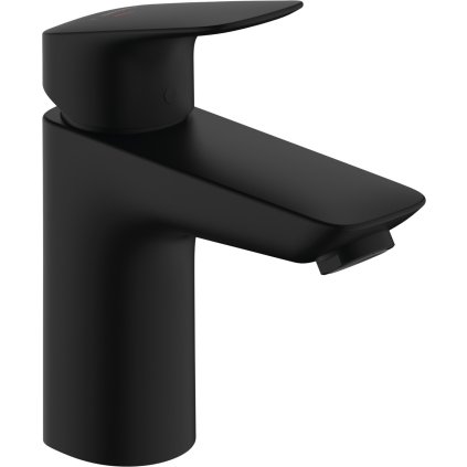 487886 hansgrohe logis pakova umyvadlova bateria 100 s kovovou odtokovou supravou s tiahlom cierna matna han 71171670