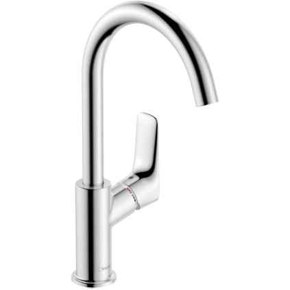 Hansgrohe Logis, baterie lavoar cu parghie 210, cu duza pivotanta, crom, HAN-71131000