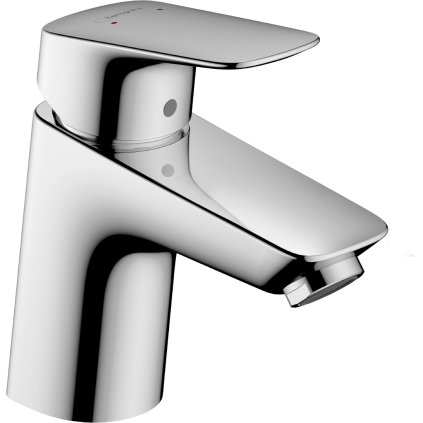 Hansgrohe Logis, baterie lavoar cu manetă 70, cu garnitură Push-Open, crom, HAN-71077000