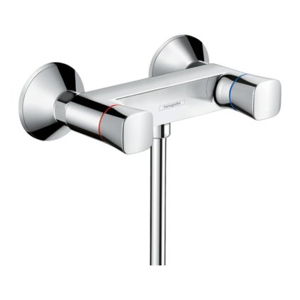 488156 hansgrohe logis sprchova bateria s dvoma kohutikmi na stenu chromova han 71263000