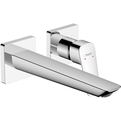 Hansgrohe Logis, Baterie de lavoar ascuns fin, instalatie cu 2 orificii, EcoSmart, crom, HAN-71256000