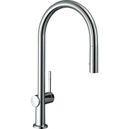 Hansgrohe M54, baterie de chiuvetă Talis cu spray extractibil, crom, HAN-72800000