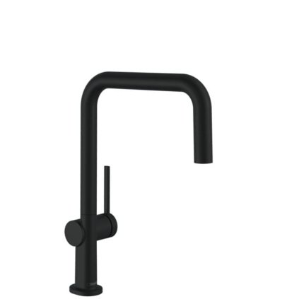 Robinet chiuveta Hansgrohe M54, Talis U 220, cu robinet de inchidere pentru aparat, negru mat, HAN-72807670