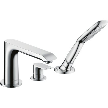 Hansgrohe Metris New, baterie baie, montaj cu 3 orificii, crom, HAN-31190000