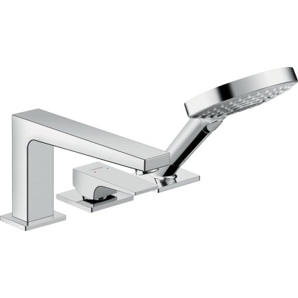 Hansgrohe Metropol, baterie baie, montaj cu 3 orificii, crom, HAN-32551000