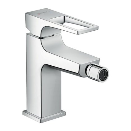 492497 hansgrohe metropol bidetova bateria so strmenovou pakou a odtokovou supravou push open chromova han 74520000