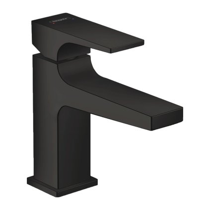 Hansgrohe Metropol, baterie lavoar 100 cu duza Push-Open, negru mat, HAN-32500670