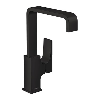 Hansgrohe Metropol, baterie lavoar 230 cu gura Push-Open, negru mat, HAN-32511670