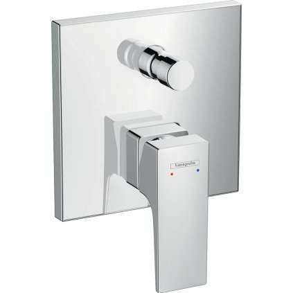 Hansgrohe Metropol, baterie de baie ascunsă cu combinație de siguranță, crom, HAN-32546000