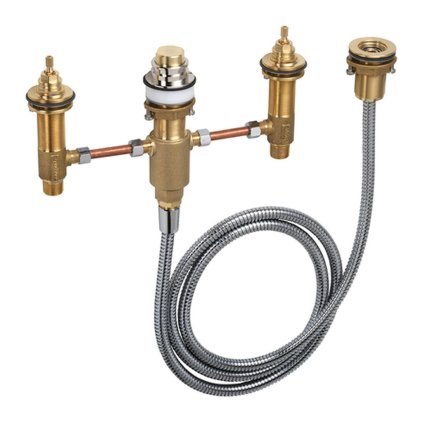Corpuri de montare Hansgrohe, corp pentru baterie baie cu 4 orificii, HAN-13244180