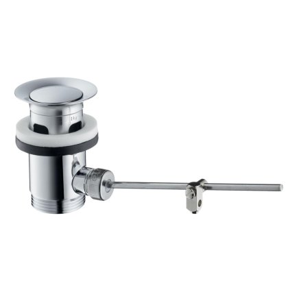 488597 hansgrohe odtokove supravy odtokova suprava s tahadlom na umyvadlove a bidetove baterie chromova han 94139000