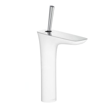 248312 hansgrohe puravida pakova umyvadlova bateria 200 s odtokovou supravou push open biela chromova han 15081400