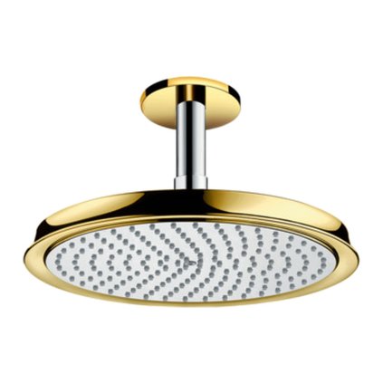 480371 hansgrohe raindance classic hlavova sprcha 240 1jet so sprchovym ramenom chromova vzhlad zlata han 27405090