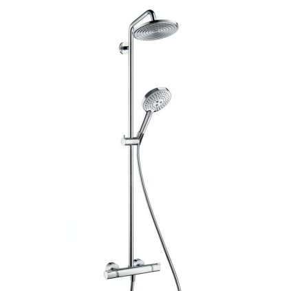 Hansgrohe Raindance S, set de dus Showerpipe 240 cu termostat, 3 jeturi, EcoSmart 9 l/min, crom, HAN-27116000