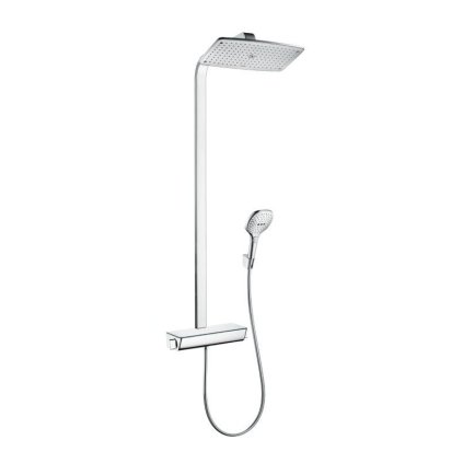 Hansgrohe Raindance Select E, set de dus Showerpipe 360 ​​​​cu termostat, EcoSmart 9 l/min, crom, HAN-27286000