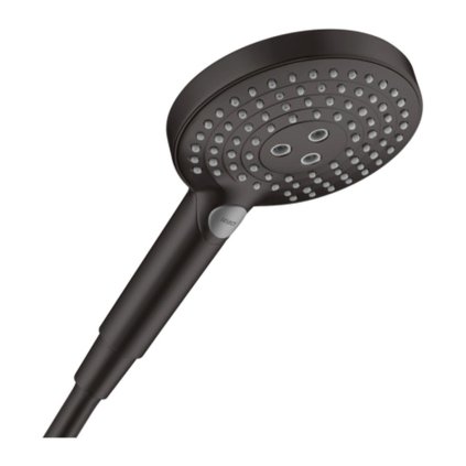 Hansgrohe Raindance Select S, duș de mână 120 3jet EcoSmart, negru mat, HAN-26531670
