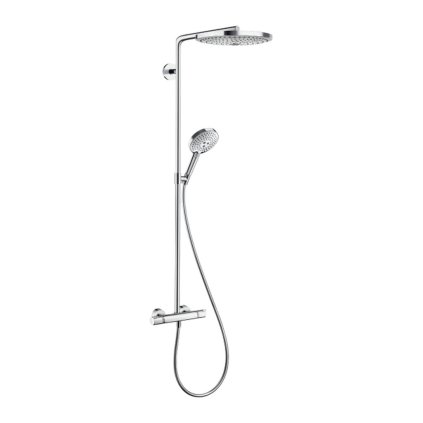 Hansgrohe Raindance Select S, Showerpipe 300 2jet cu termostat, crom, HAN-27133000