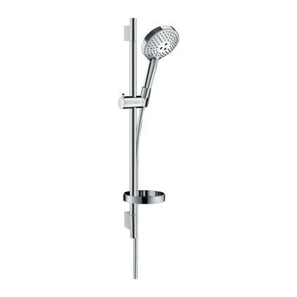 Hansgrohe Raindance Select S, set de dus 120 3jet PowderRain cu tija de dus 65 cm, crom, HAN-27654000