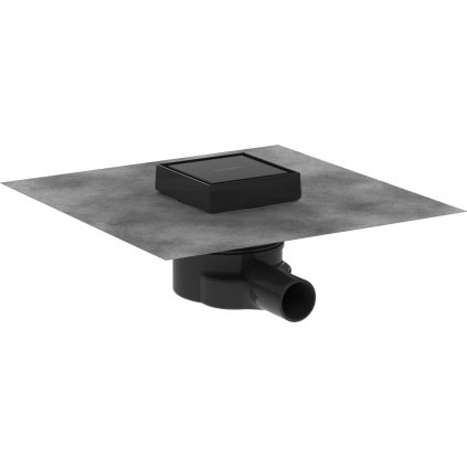 483800 hansgrohe raindrain point uplna sada podlahoveho vpustu 100x100 pre dlazbu cierna matna han 56247670