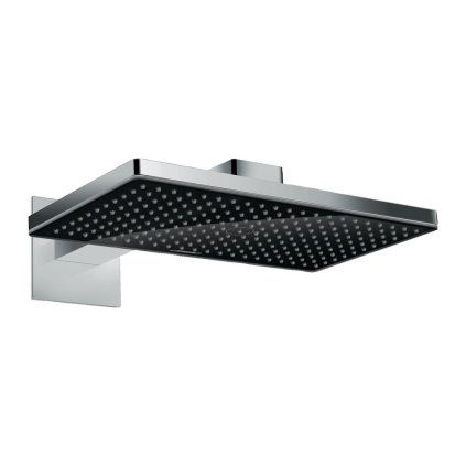 454301 hansgrohe rainmaker select hlavova sprcha 460 1jet so sprchovym ramenom cierna chromova han 24003600