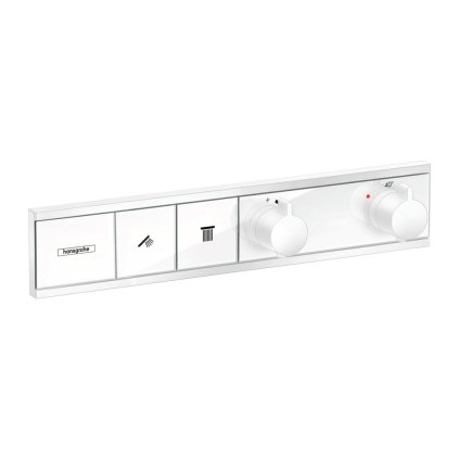Hansgrohe RainSelect, robinet ascuns pentru 2 aparate, alb mat, HAN-15380700
