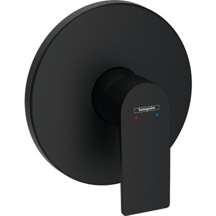 Hansgrohe Rebris E, baterie de duș ascunsă pentru iBox universal, negru mat, HAN-72668670
