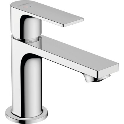 Hansgrohe Rebris E, baterie lavoar 80 cu set de scurgere cu tragere, CoolStart, crom, HAN-72553000