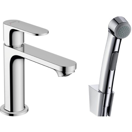 Hansgrohe Rebris S, baterie lavoar cu spray bideu, crom, HAN-72215000
