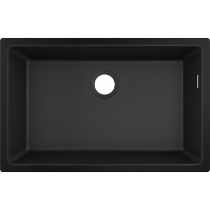 Hansgrohe S51, chiuvetă sub placă 660, grafit negru, HAN-43432170