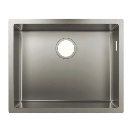 Hansgrohe S71, chiuvetă din oțel inoxidabil 500 pentru instalare de jos, oțel inoxidabil, HAN-43427800