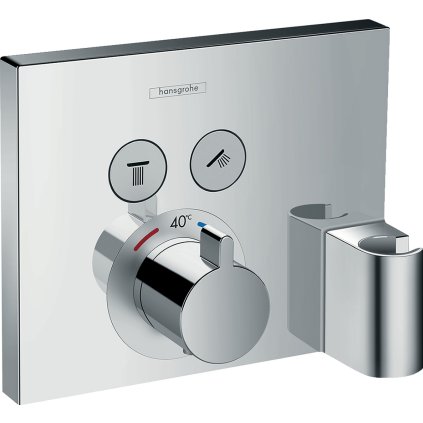 Hansgrohe Shower Select, robinet termostatic ascuns, cu 2 iesiri, crom, HAN-15765000