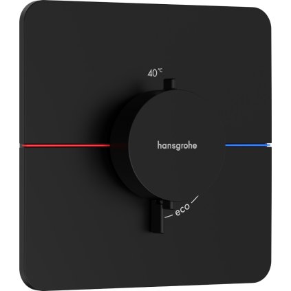 Hansgrohe ShowerSelect Comfort Q, termostat ascuns, negru mat, HAN-15588670