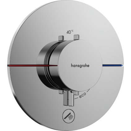 Hansgrohe ShowerSelect Comfort S, termostat ascuns pentru 1 aparat și duză suplimentară, crom, HAN-15562000