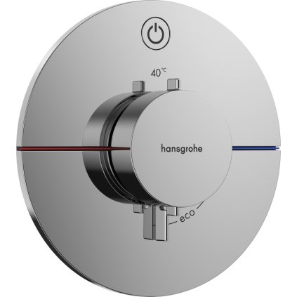 Hansgrohe ShowerSelect Comfort S, termostat ascuns pentru 1 aparat, crom, HAN-15553000