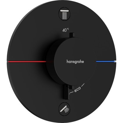 452282 hansgrohe showerselect comfort s termostat pod omietku pre 2 spotrebice cierna matna han 15554670