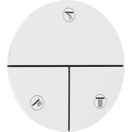Hansgrohe ShowerSelect Comfort S, robinet ascuns pentru 3 aparate, alb mat, HAN-15558700