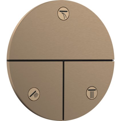 452306 hansgrohe showerselect comfort s ventil pod omietku pre 3 spotrebice kartacovany bronz han 15558140