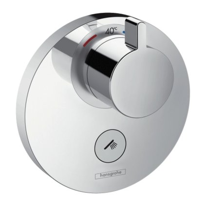 Hansgrohe ShowerSelect S, baterie termostatică Highflow sub tencuială pentru 1 aparat și duză suplimentară, crom, HAN-15742000
