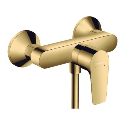Hansgrohe Talis E, baterie de duș cu manetă de perete, auriu lucios, HAN-71760990