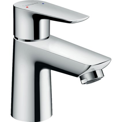 Hansgrohe Talis E, baterie lavoar 80 cu garnitură Push-Open, cu ieșire Push-Open, crom, HAN-71701000