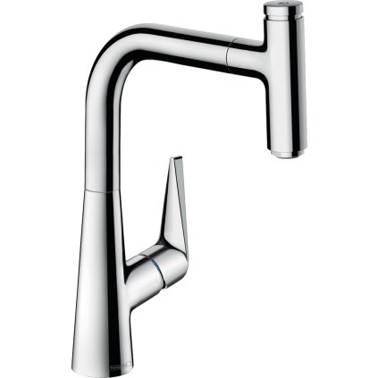 Hansgrohe Talis M51, robinet chiuveta M5115-H220 cu spray extractibil, sBOX, crom, HAN-73852000
