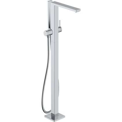 Hansgrohe Tecturis E, baterie de baie cu manetă de sine stătătoare pentru podea, crom, HAN-73445000