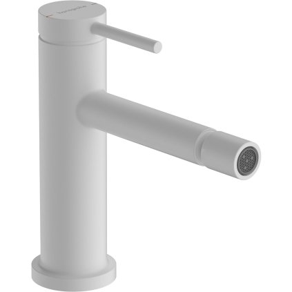 Hansgrohe Tecturis S, baterie pentru bideu cu set de scurgere cu tija de tragere, alb mat, HAN-73201700