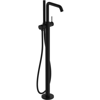 Hansgrohe Tecturis S, baterie de baie cu manetă de sine stătătoare pentru podea, negru mat, HAN-73440670