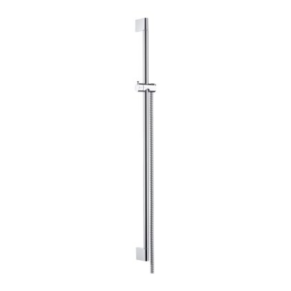 Hansgrohe Unica, Tija de dus Crometta 900 mm cu furtun de dus Metaflex 1600 mm, crom, HAN-27614000