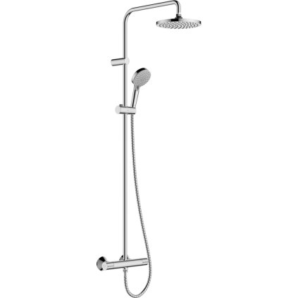 Hansgrohe Vernis Blend, set de duș termostatic, duș + duș de mână, crom, HAN-26276000