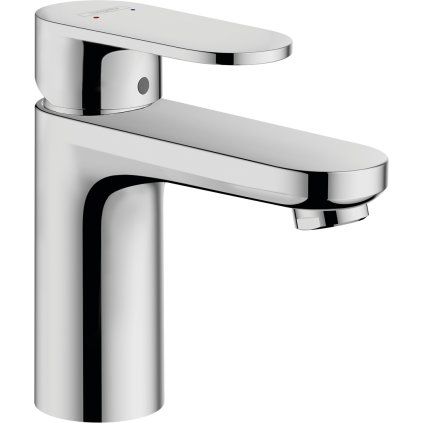 Hansgrohe Vernis Blend, baterie lavoar 100 cu garnitură metalică cu tragere, EcoSmart, crom, HAN-71559000