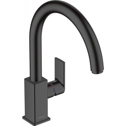 Hansgrohe Vernis Shape M35, robinet pentru chiuvetă de sine stătător, negru mat, HAN-71871670